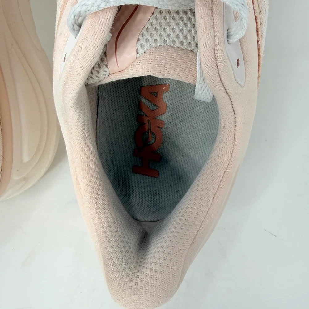 Hoka Bondi 9 Womens 10.5B Running Shoes Rose Quartz Terracotta 1162012 RLTT